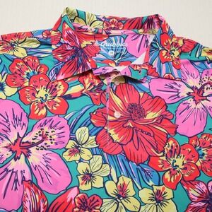 Chubbies Floral Polo Shirt - Pink, Red, Yellow, Green
